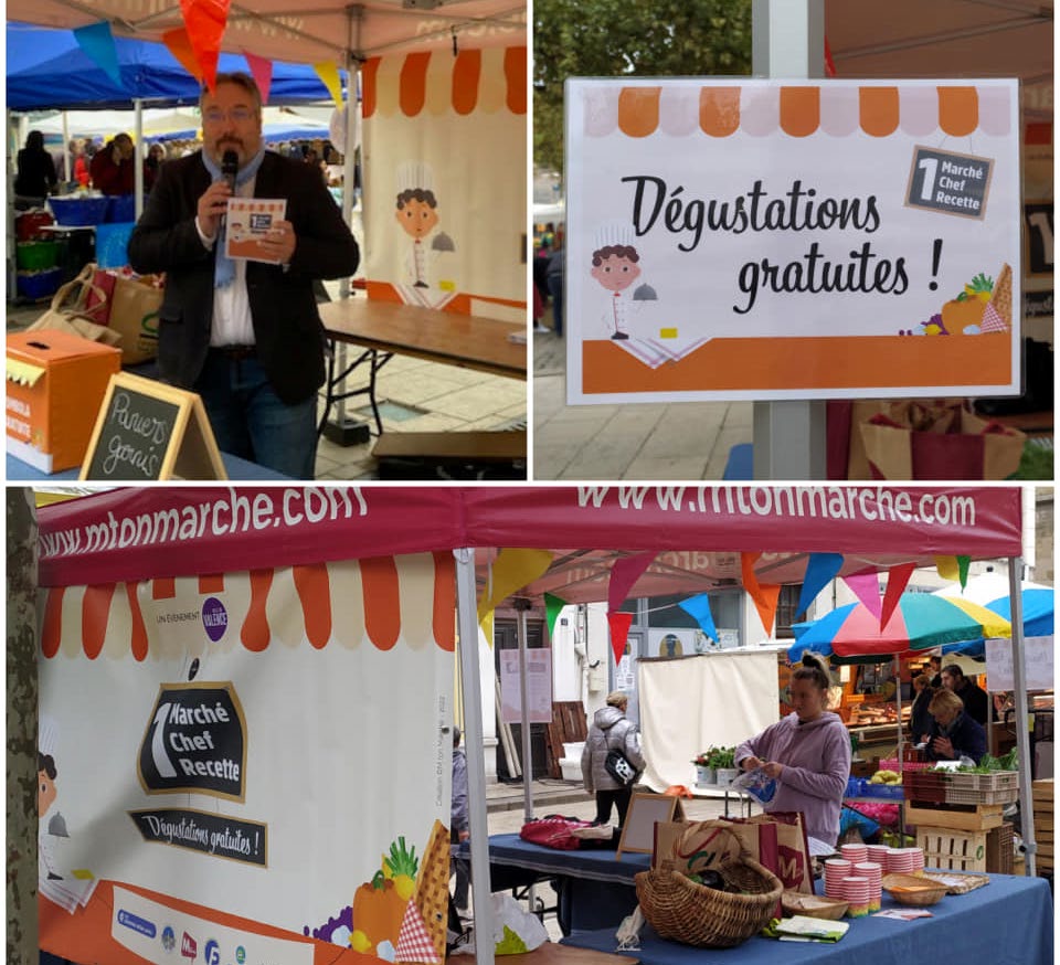 Animation commerciale en présence du public