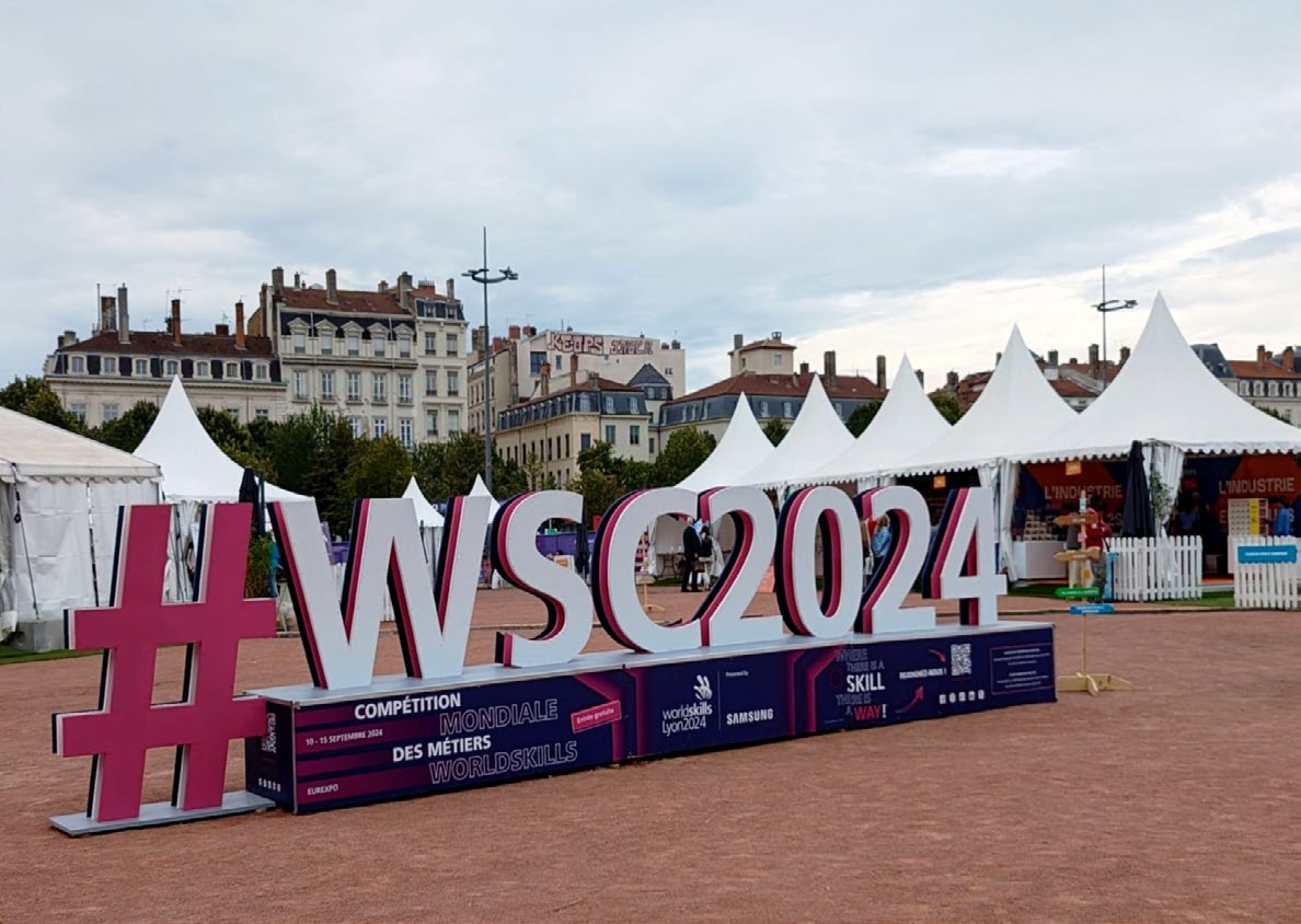 Animation au village WorldSkills Lyon 2024